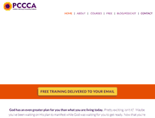 Tablet Screenshot of pccca.org